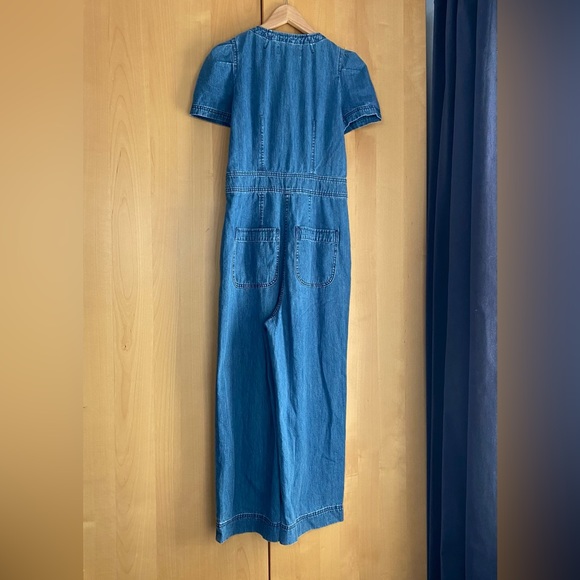 J.Crew Point Sur Patch Pocket Denim Coveralls size 4 - Picture 5 of 15